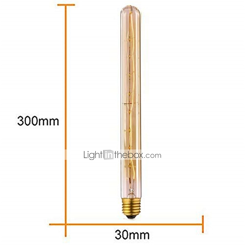 10pcs Dimmable Vintage Edison Bulb E27 T300 40W Chandelier Pendant Lights 220V LED Lamp Incandescent Light Rope Lamp 2025 - $67.99 –P2