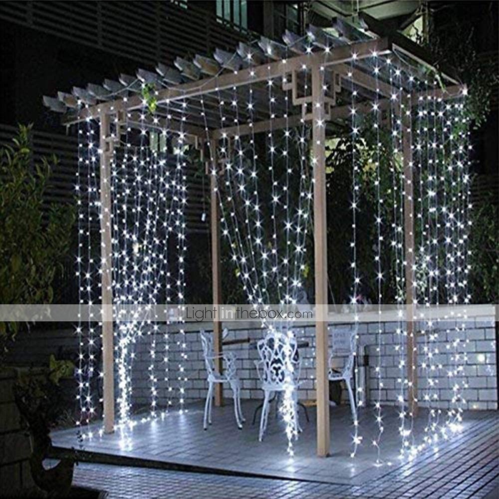 300 LEDs Curtain String Lights with Remote Control 3x3M Christmas Décor Lights for Christmas New Year's Curtain Window Roof String Lights 2025 - $29.99 –P4