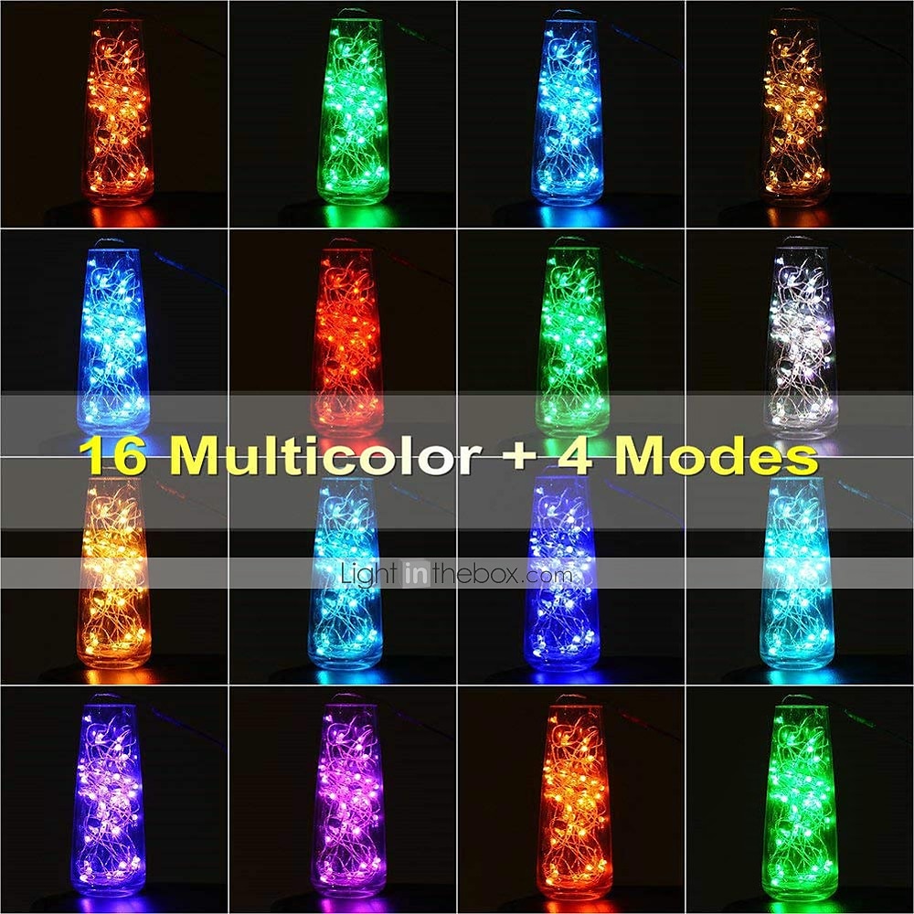 2025年 フェアリーライト100 LED 33フィートクリスマスライトUSBプラグ16色の変更シルバーワイヤーホタルライトir24キーリモコン付き屋内パーティーハロウィンクリスマス コレクション – $17.49 –P8