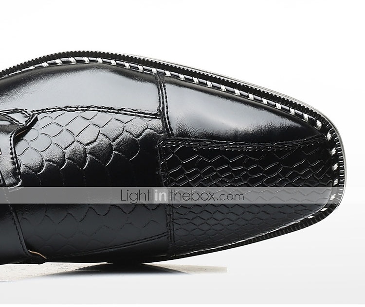 chaussures habillées à boucle en similicuir rouge pour hommes – motif crocodile, tenue de soirée pour les affaires et les événements spéciaux de 2025 ? $59.99 –P2