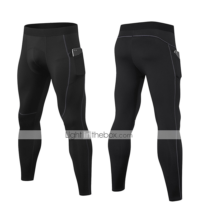 Pantalones deportivos de compresión para hombre, mallas de entrenamiento,  pantalones de capa base para correr, entrenamiento de gimnasia, jogging