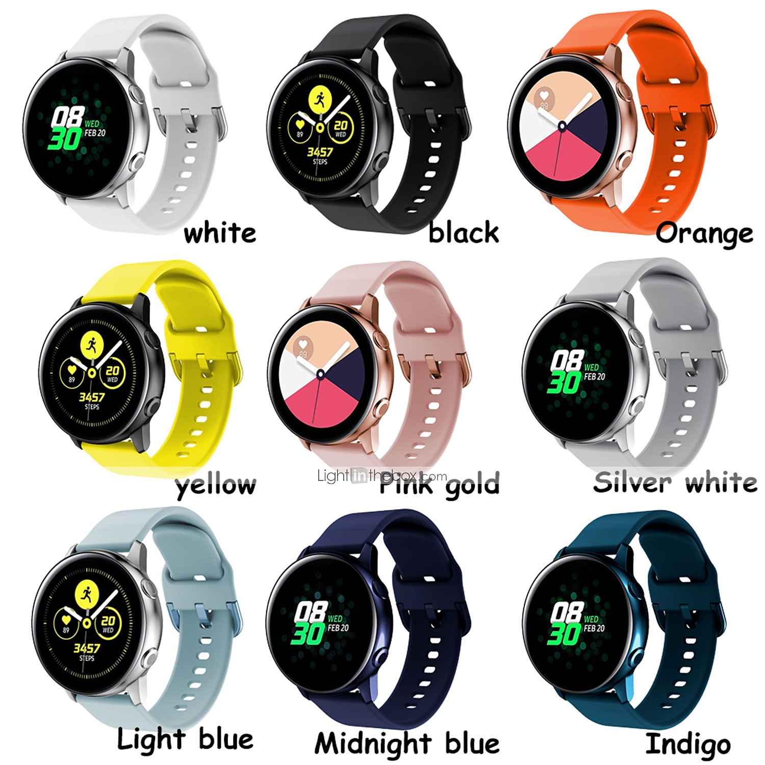 3 Pack Watch Band for Garmin Marq Descent G1 Forerunner 645/245/158/55 Music Fenix 7S / 6S / 5S Plus Pro Sapphire Solar Fenix 7/6/5 Plus Pro Sapphire Solar Silicone Replacement  Strap 20mm 22mm 2025 - $18.99 –P1