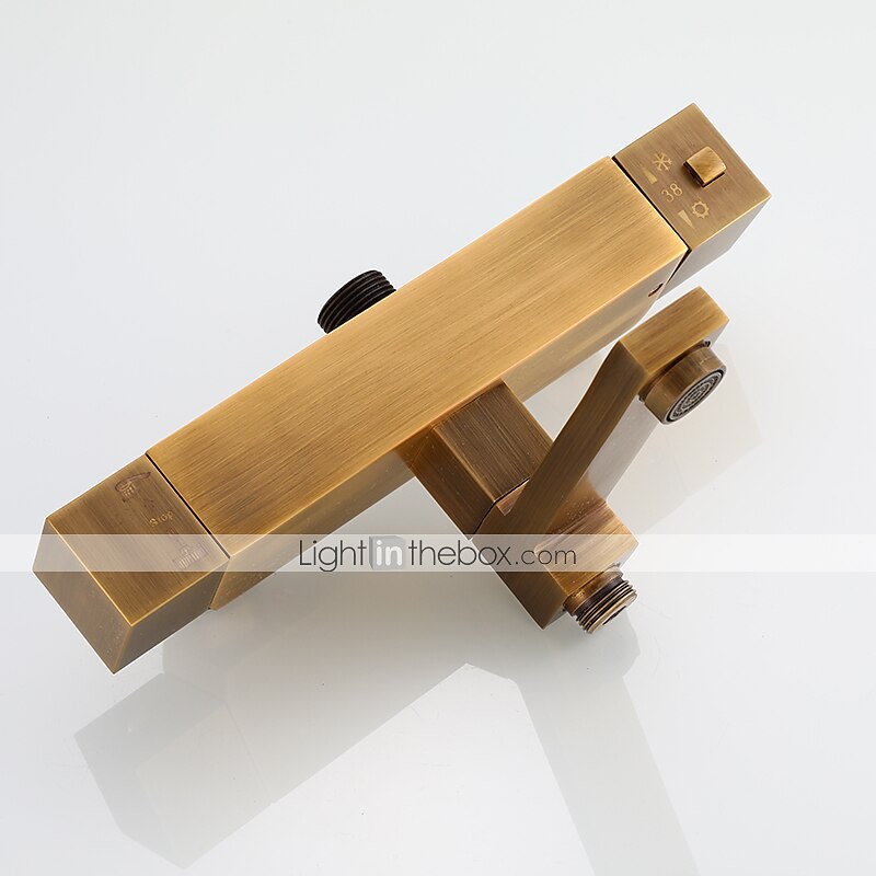 rubinetto doccia, set doccia set doccetta inclusa doccia a pioggia estraibile/rubinetti miscelatori doccia vasca da bagno con valvola in ceramica tradizionale in ottone del 2025 a $323.99 –P9