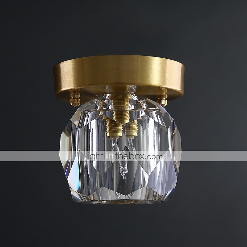 11 cm Unterputz Deckenleuchte Gold Kristall Metall Messing modern 110-120V 220-240V 2026 - $122.99 –P4