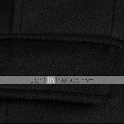 Men's Winter Coat Wool Coat Overcoat Outdoor Work Fall & Winter Wool Outerwear Clothing Apparel Basic Solid Colored Shirt Collar Single Breasted 2025 - $113.99 –P2
