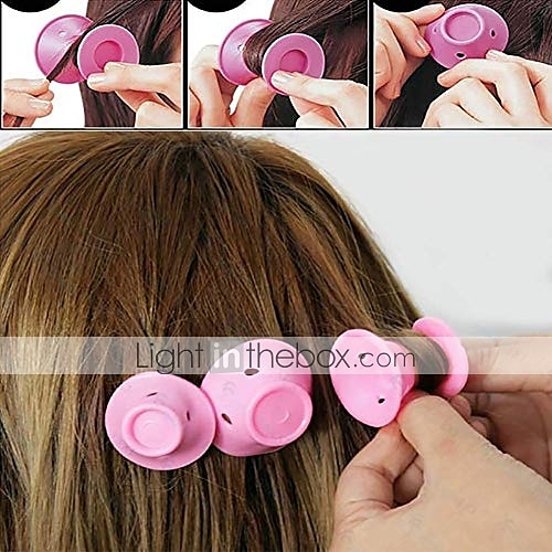 bigodini magici bigodini in silicone, nessuna clip nessun rullo per la cura dei capelli di calore, bigodini magici rulli in silicone professionale fai da te curling strumenti per acconciature del 2025 a $11.99 –P1