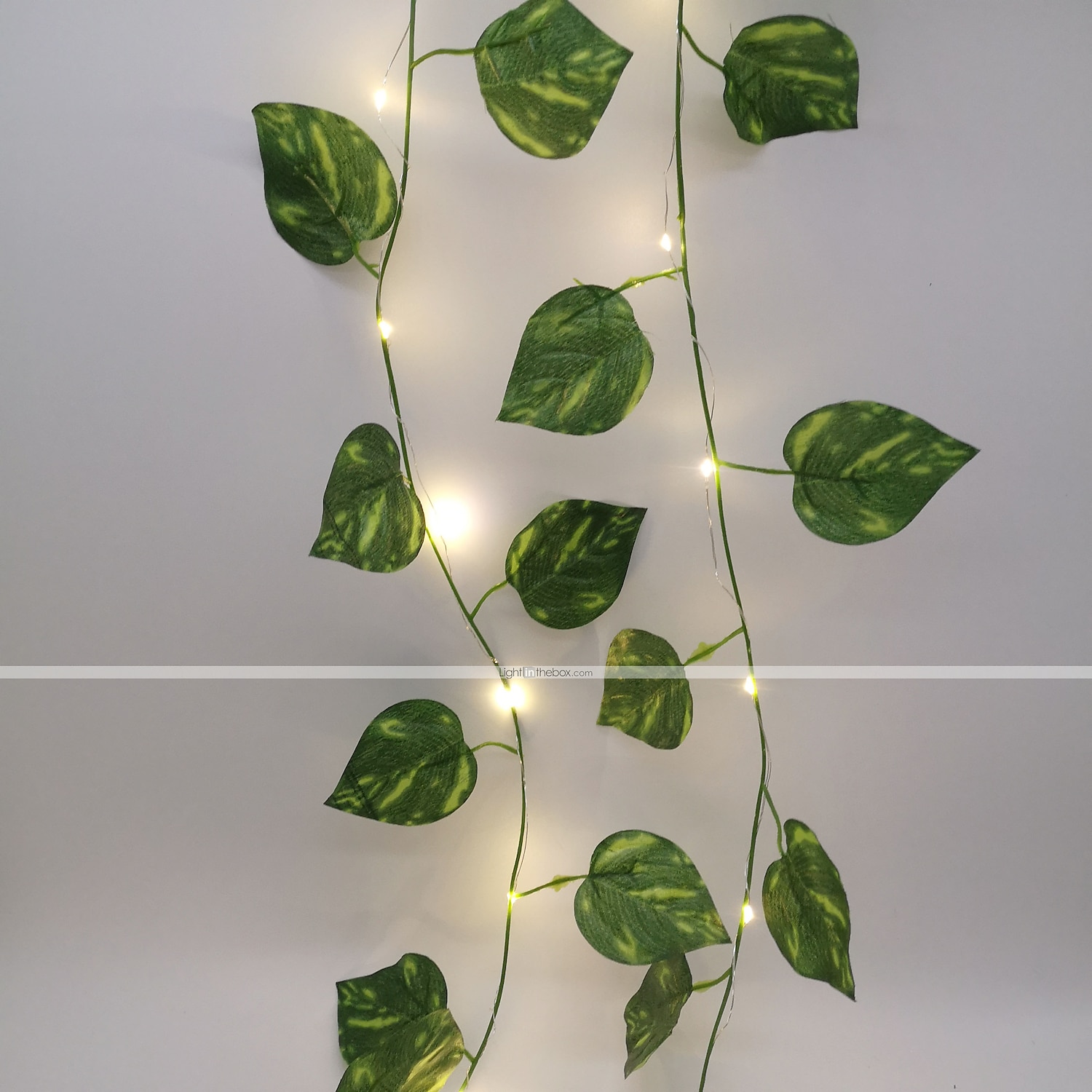 элегантный свадебный прием вечеринка зеленые листья винограда плющ гирлянда огни наружное свадебное украшение 2.3м 30 светодиодов светодиодные гирлянды для патио сад семейная вечеринка свадебное 2026 - $11.49 –P7