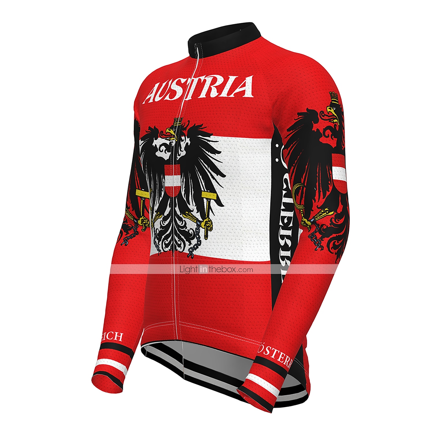 Hombre Maillot de Ciclismo Estampado Letra y Número Rusia Manga Larga Bicicleta Maillot Camiseta con 3 bolsillos traseros MTB Bicicleta Montaña Ciclismo Carretera Secado rápido Transpirabilidad Suave 2026 - $34.99 –P2