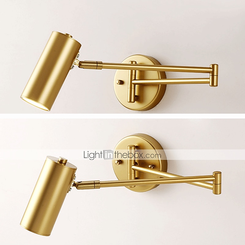 Applique murale protection des yeux moderne style nordique appliques bras oscillant lumières salon chambre métal 110-120v / 220-240v 5 w de 2025 ? $102.99 –P2