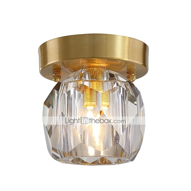 11 cm Unterputz Deckenleuchte Gold Kristall Metall Messing modern 110-120V 220-240V 2026 - $122.99 –P2