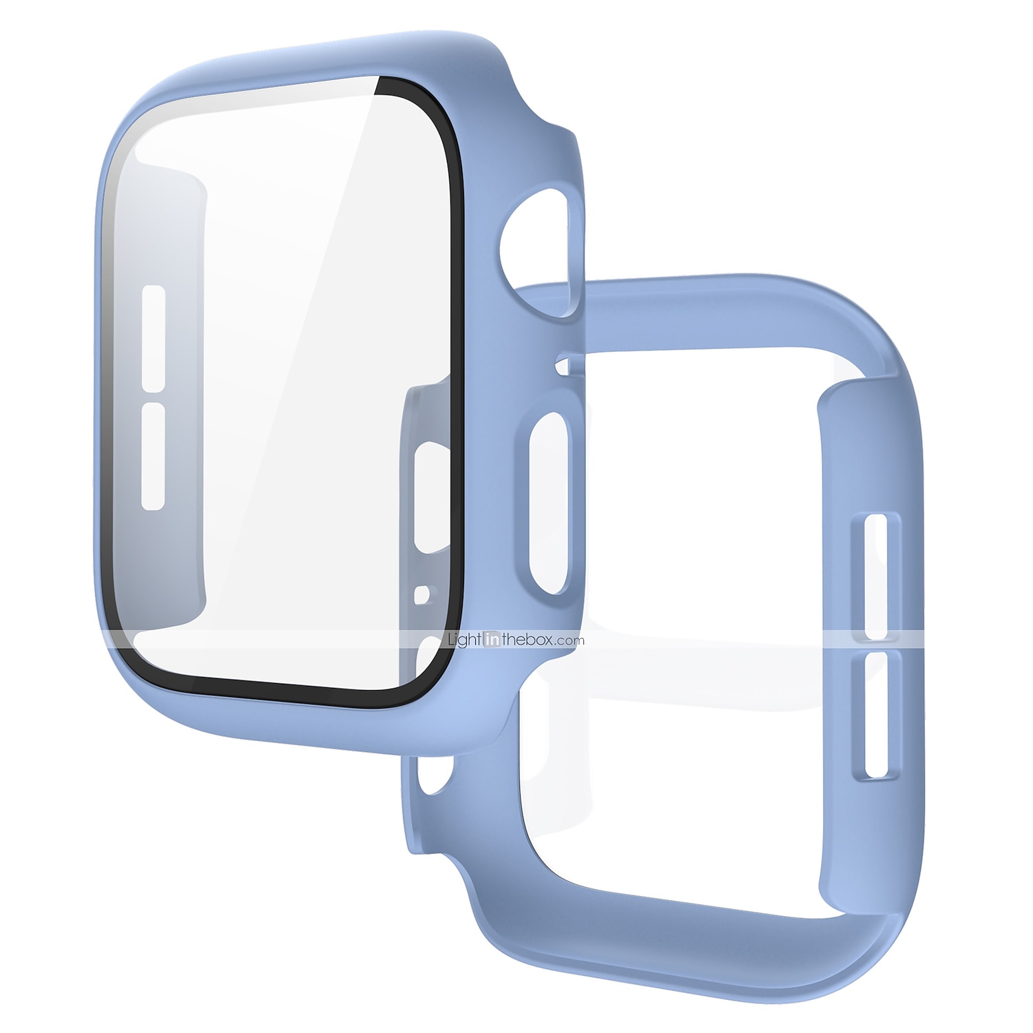 مشاهدة حالة مع حامي الشاشة متوافق مع Apple Watch Series 8 7 41mm 45mm / Series 6 5 4 SE 40mm 44mm / Series 3 2 1 38mm 42mm مقاومة للخدش غطاء كامل ممتص الصدمات زجاج مقوى / الكمبيوتر الشخصي ووتش غطاء 2025 - $10.99 –P8