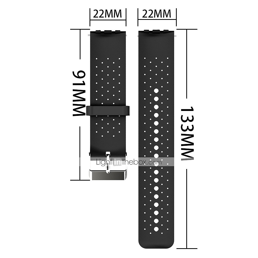 Pulseiras de Relógio para Polar Vantage M Vantage M / M2, Grit X / X Pro Silicone Substituição Alça Respirável Libertação Rápida Pulseira Esportiva Pulseira de 2025 por $22.99 –P11