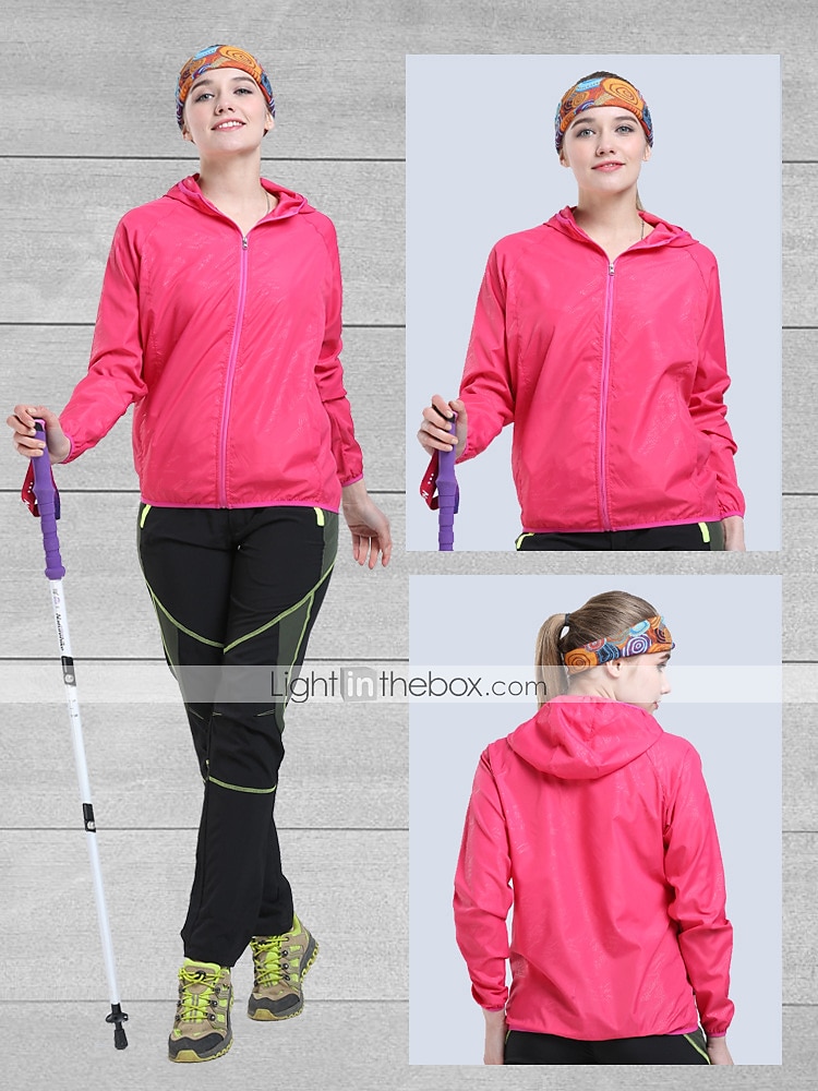 Męskie Damskie Větrovka Pláštěnka Kurtka Running Skin Pełny zameczek Długi rękaw Odzież wierzchnia Athleisure Jesień Nylon Pakowalne Ochrona przeciwsłoneczna UV Odporność na wiatr Szybkie wysychanie 2025 - $12.99 –P6