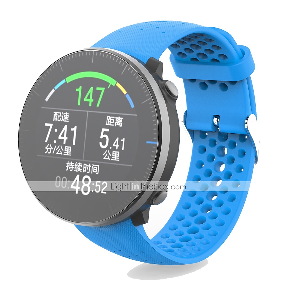 Pulseiras de Relógio para Polar Vantage M Vantage M / M2, Grit X / X Pro Silicone Substituição Alça Respirável Libertação Rápida Pulseira Esportiva Pulseira de 2025 por $22.99 –P15