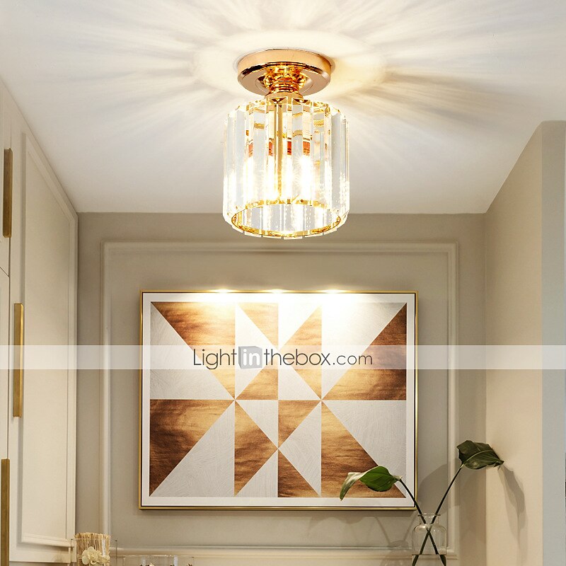 12 cm Unique Design Flush Mount Lights Crystal Electroplated Modern Nordic Style 220-240V 2025 - $43.99 –P4