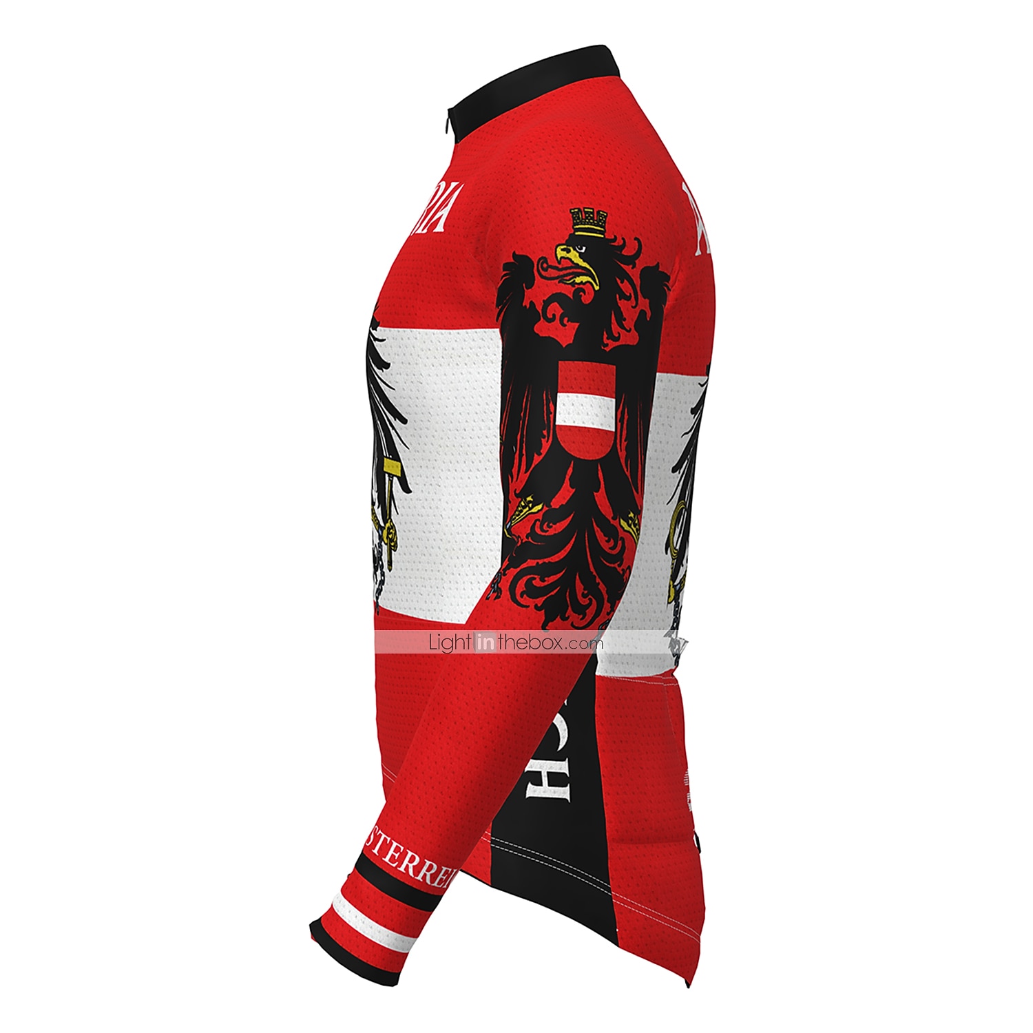 Hombre Maillot de Ciclismo Estampado Letra y Número Rusia Manga Larga Bicicleta Maillot Camiseta con 3 bolsillos traseros MTB Bicicleta Montaña Ciclismo Carretera Secado rápido Transpirabilidad Suave 2026 - $34.99 –P3