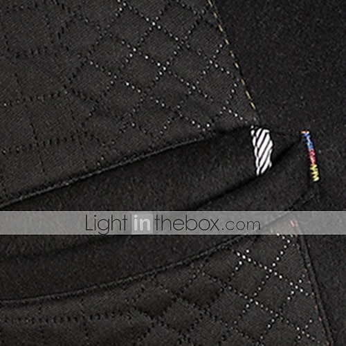 Men's Winter Coat Wool Coat Overcoat Outdoor Work Fall & Winter Wool Outerwear Clothing Apparel Basic Solid Colored Shirt Collar Single Breasted 2025 - $113.99 –P5