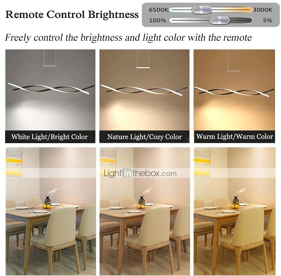 2-Light 80 cm Line Design Chandelier Aluminum Linear Painted Finishes Modern Simple LED 110-120V 220-240V 2026 - $172.99 –P2