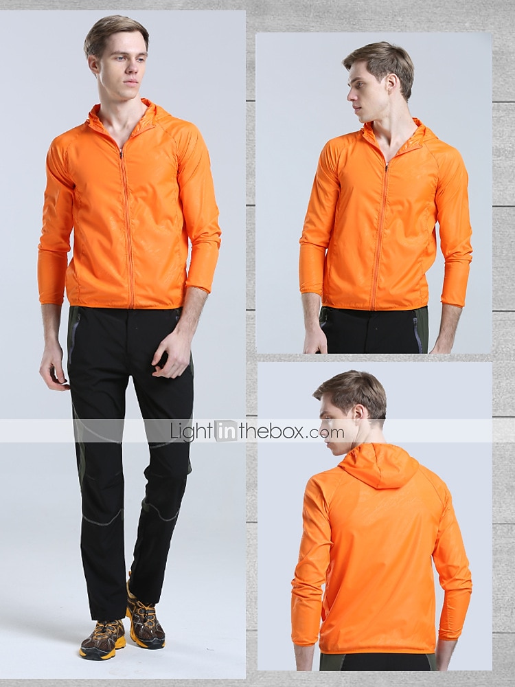 Męskie Damskie Větrovka Pláštěnka Kurtka Running Skin Pełny zameczek Długi rękaw Odzież wierzchnia Athleisure Jesień Nylon Pakowalne Ochrona przeciwsłoneczna UV Odporność na wiatr Szybkie wysychanie 2025 - $12.99 –P2