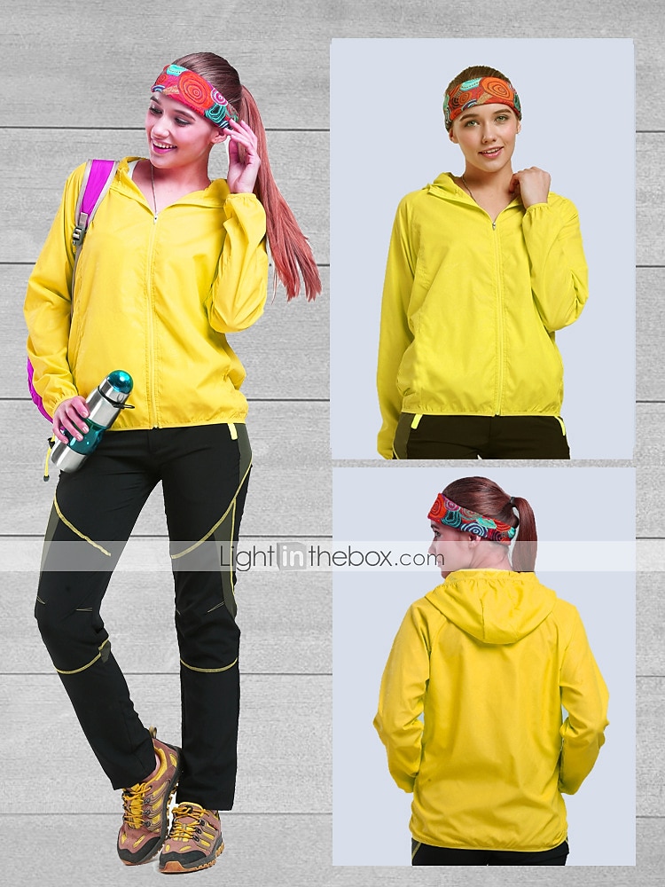 Męskie Damskie Větrovka Pláštěnka Kurtka Running Skin Pełny zameczek Długi rękaw Odzież wierzchnia Athleisure Jesień Nylon Pakowalne Ochrona przeciwsłoneczna UV Odporność na wiatr Szybkie wysychanie 2025 - $12.99 –P8