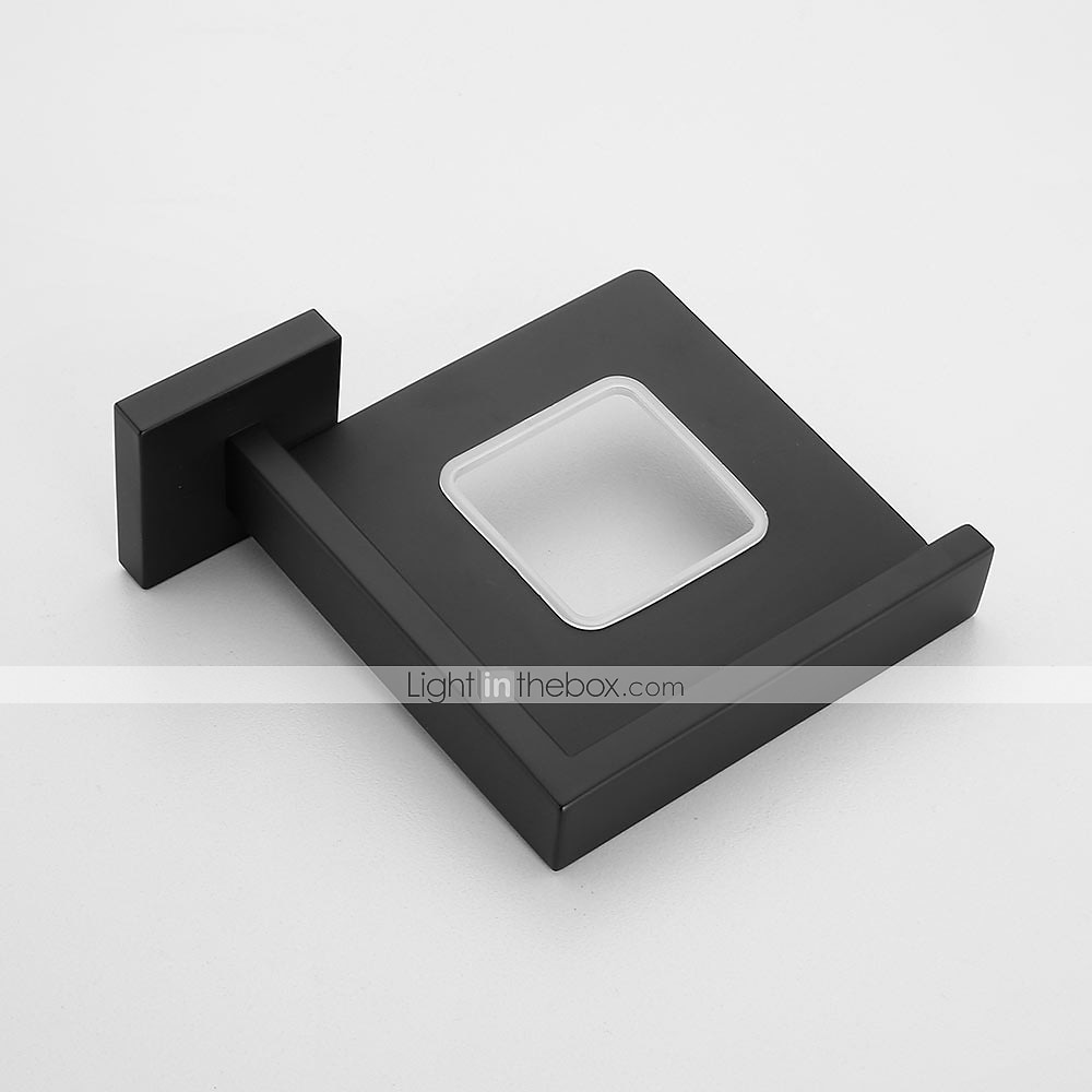 suport sapun inox si abs cu tava de sticla montata pe perete baie 1buc finisaje vopsite, crom galvanizat si periat 2025 - $47.99 –P11