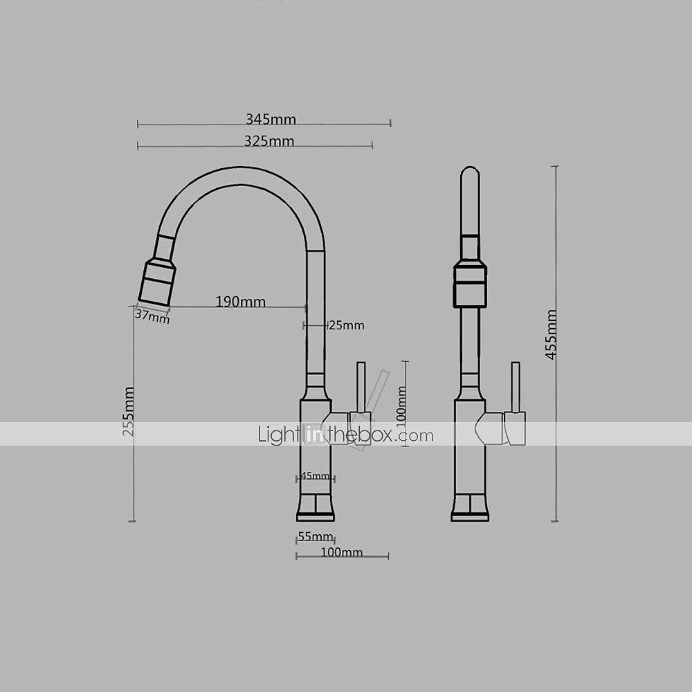 2026年 引き出し式噴霧器付きキッチンシンクミキサー蛇口、360回転シングルハンドルハイアークキッチンタップデッキマウント、1穴真鍮キッチンシンク蛇口水容器タップ  コレクション – $275.29 –P3