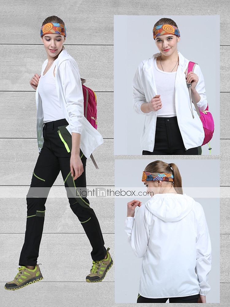 Męskie Damskie Větrovka Pláštěnka Kurtka Running Skin Pełny zameczek Długi rękaw Odzież wierzchnia Athleisure Jesień Nylon Pakowalne Ochrona przeciwsłoneczna UV Odporność na wiatr Szybkie wysychanie 2025 - $12.99 –P10