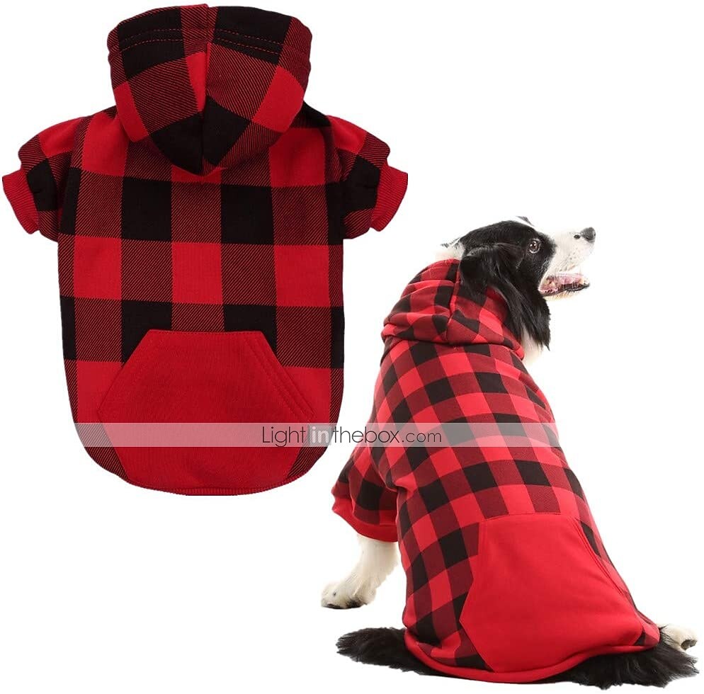 Kutyák Macskák Kapucnis felsőrész Karácsonyi ajándékok házi kedvenceknek Klasszikus stílus Tél Meleg Vastag Karácsony Alkalmi / Napi for Rekedt Labrador alaszkai malamut Arany retriever Border Collie 2025 - $16.49 –P4
