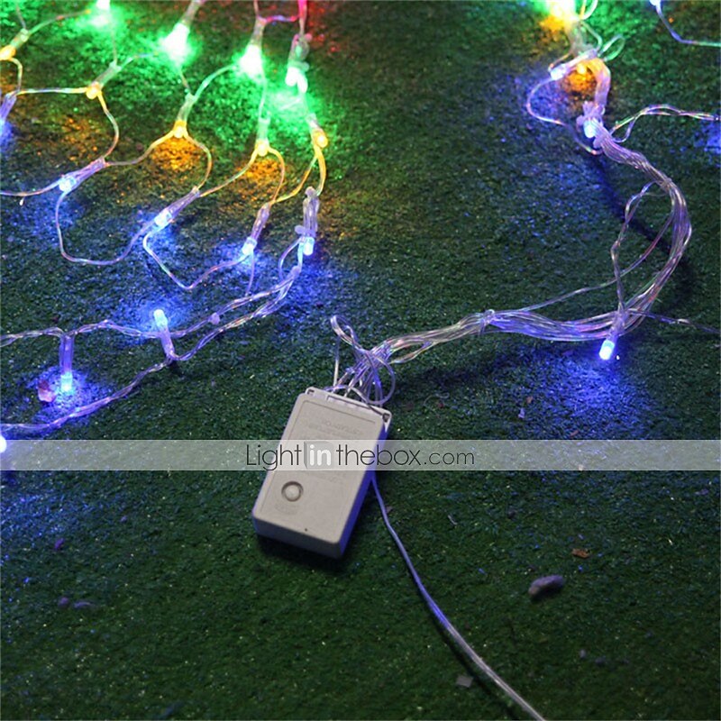 3,5 m 3xpeacock mesh nett ledet strengelys jul nyttårsdekor fleksibel nettstreng fargerik belysning for uteplass plen tre dekor lampe høytidslys AC110V 220V vanntett 2025 - $56.99 –P9