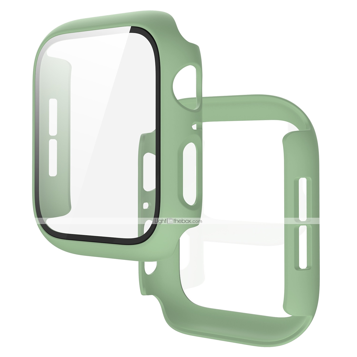 مشاهدة حالة مع حامي الشاشة متوافق مع Apple Watch Series 8 7 41mm 45mm / Series 6 5 4 SE 40mm 44mm / Series 3 2 1 38mm 42mm مقاومة للخدش غطاء كامل ممتص الصدمات زجاج مقوى / الكمبيوتر الشخصي ووتش غطاء 2025 - $10.99 –P5