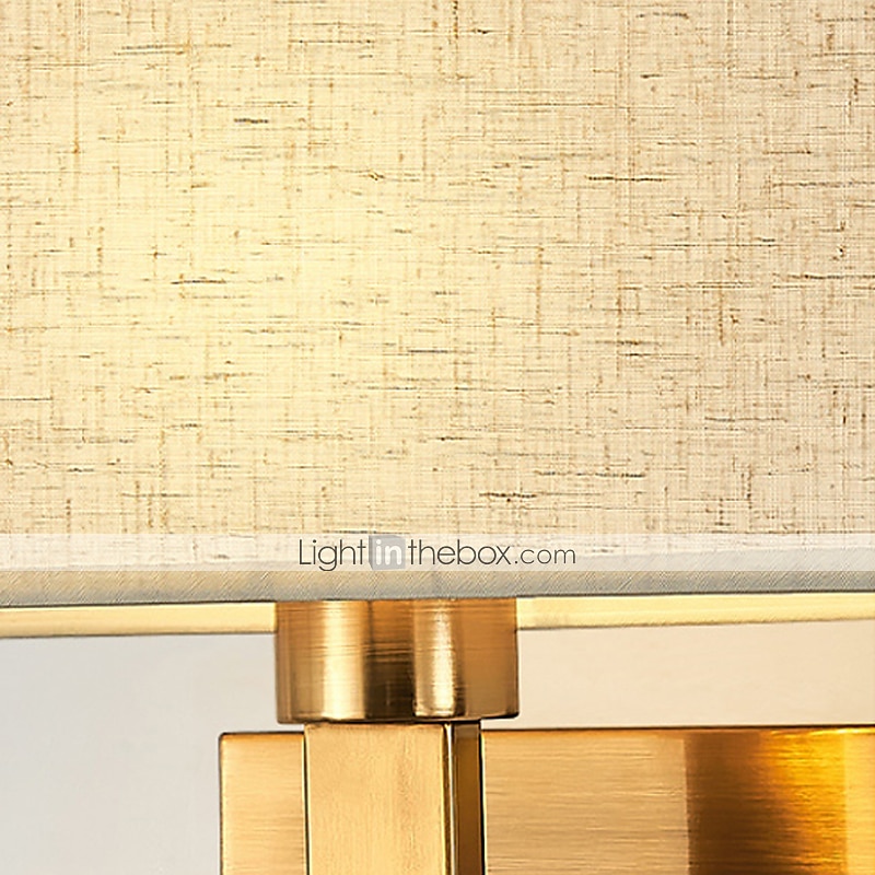 led-seinävalaisin moderni kangasvarjostin kaksoisvarsi seinävalaisimet yöpöydän seinävalaisimet metallilamppu 110-240v 2025 - $82.99 –P8