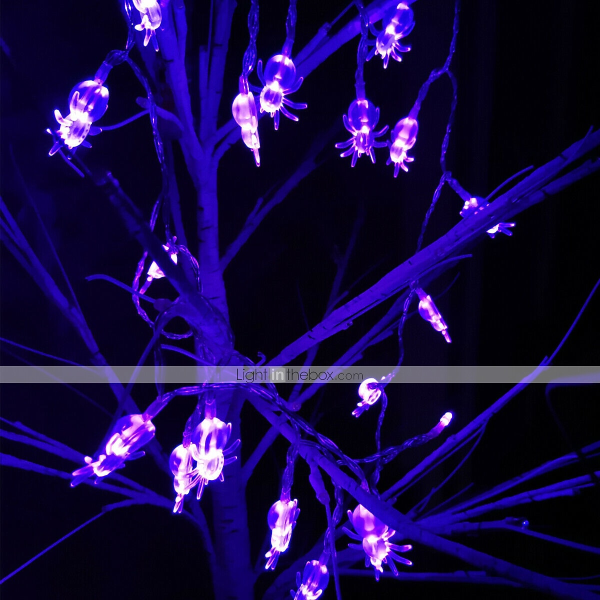 φώτα αποκριών φώτα κορδόνι αράχνη 10 led μοβ αράχνες 1.5m 4.9ft led παιχνίδια αποκριές φεστιβάλ φάντασμα διακόσμηση τρόμου για κοστούμια πάρτι 2025 - $11.49 –P13