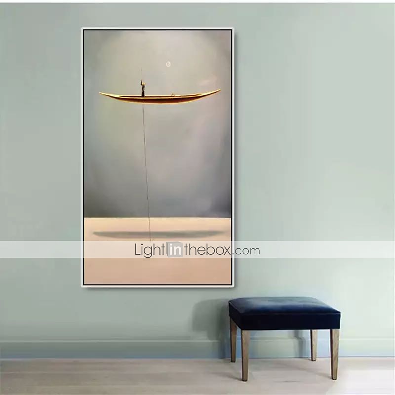 Oil Painting Hand Painted Vertical Abstract Landscape Comtemporary Modern Rolled Canvas (No Frame) 2025 - $65.99 –P5