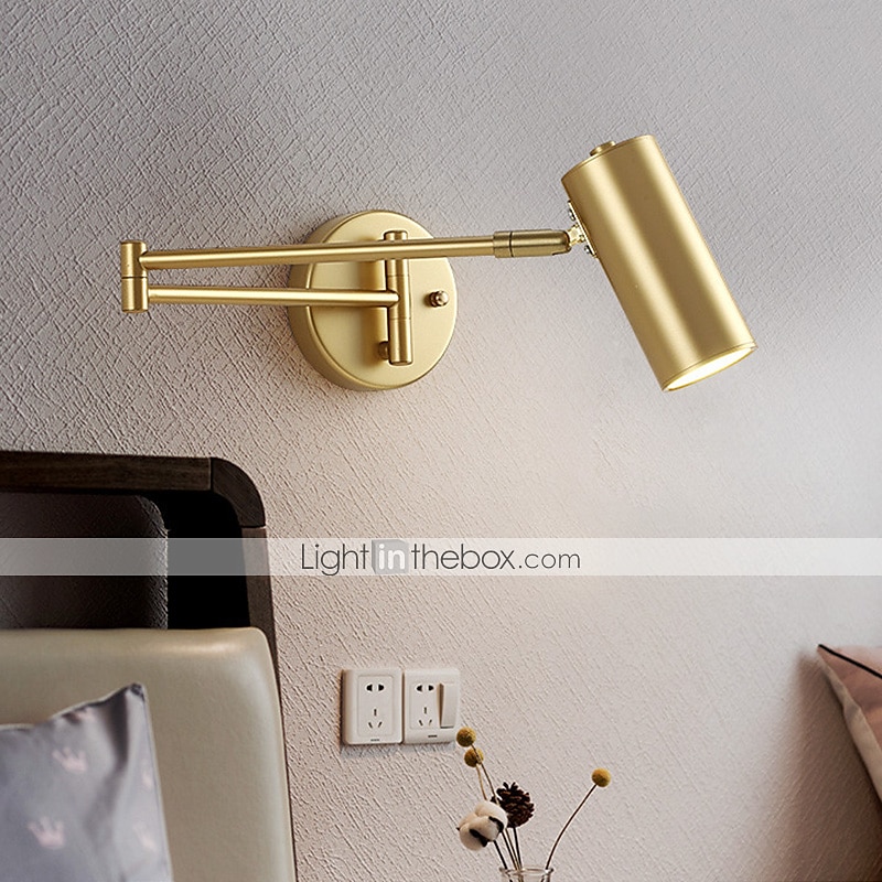 Applique murale protection des yeux moderne style nordique appliques bras oscillant lumières salon chambre métal 110-120v / 220-240v 5 w de 2025 ? $102.99 –P7