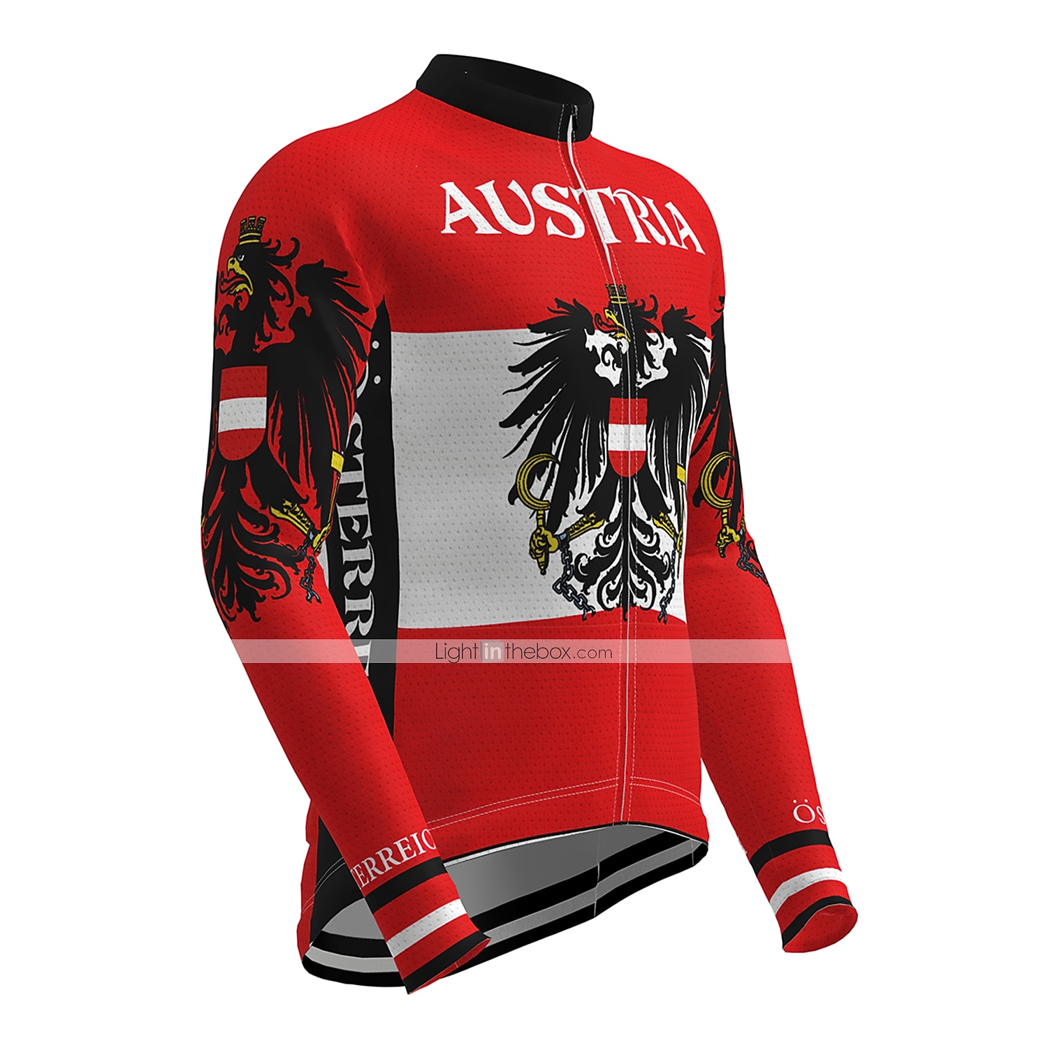 Hombre Maillot de Ciclismo Estampado Letra y Número Rusia Manga Larga Bicicleta Maillot Camiseta con 3 bolsillos traseros MTB Bicicleta Montaña Ciclismo Carretera Secado rápido Transpirabilidad Suave 2026 - $34.99 –P8
