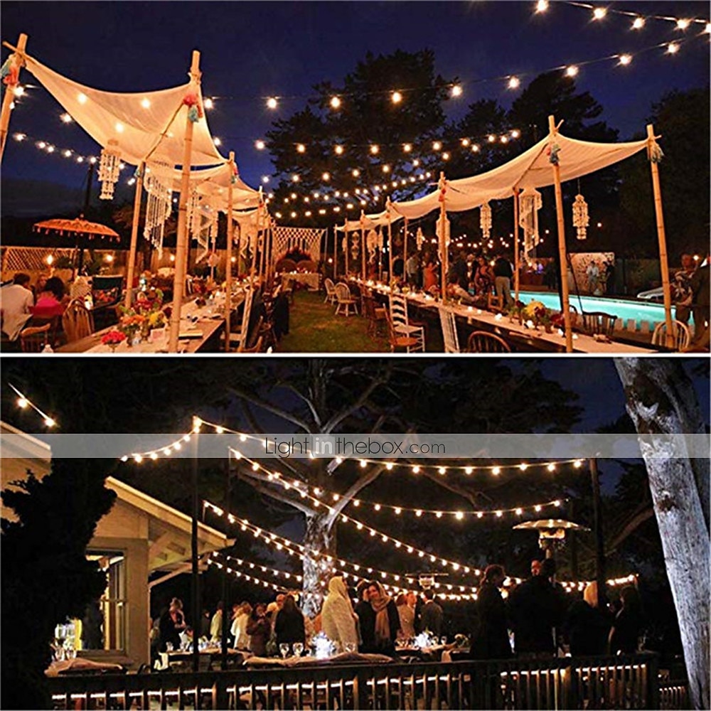 2ks solární světelná struna 20 led 5m solární patio světla s 8 režimy vodotěsné křišťálové koule strunová světla pro zahradní párty svatební zahradní dekorace 2025 - $19.49 –P5