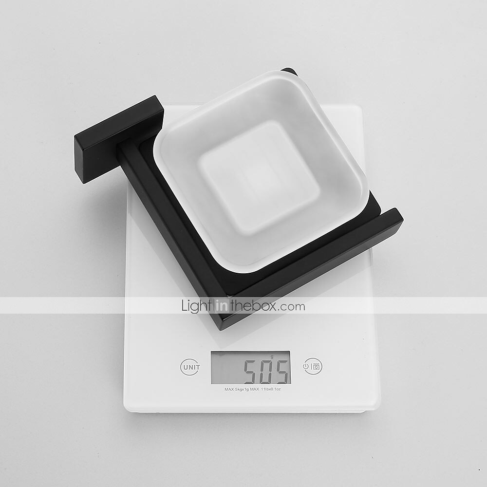 Soap Holder Stainless Steel and ABS with Glass Tray Wall Mounted Bathroom 1pc Painted Finishes, Chrome Electroplated and Brushed 2025 - $47.99 –P8