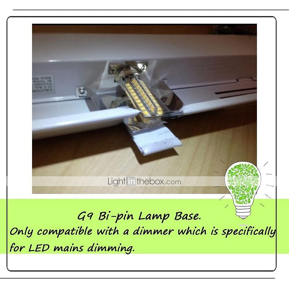 1pc 6pcs 10 watt rivestito di silicone g9 ha condotto la lampadina 360 gradi dimmerabile g9 lampadina 60w equivalente 72pcs smd 3014 led g9 ac220v del 2025 a $8.49 –P6
