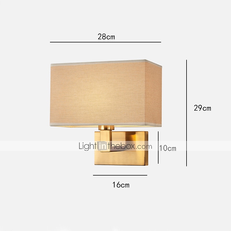 led-seinävalaisin moderni kangasvarjostin kaksoisvarsi seinävalaisimet yöpöydän seinävalaisimet metallilamppu 110-240v 2025 - $82.99 –P4
