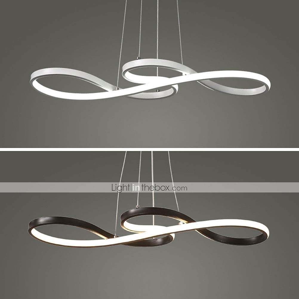 LED Pendant Light 75cm Acrylic Dimmable Chandelier Adjustable Note Design Modern for Home Living Room Lighting ONLY DIMMABLE WITH REMOTE CONTROL 2025 - $160.99 –P13