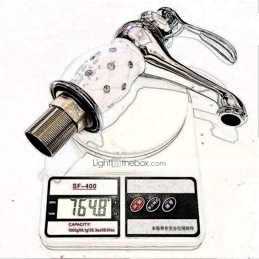 Single Handle Bathroom Faucet, Chrome/Gloden One Hole Centerset, Brass/Zinc Alloy Bathroom Sink Faucet with Supply Lines  2025 - $72.99 –P8