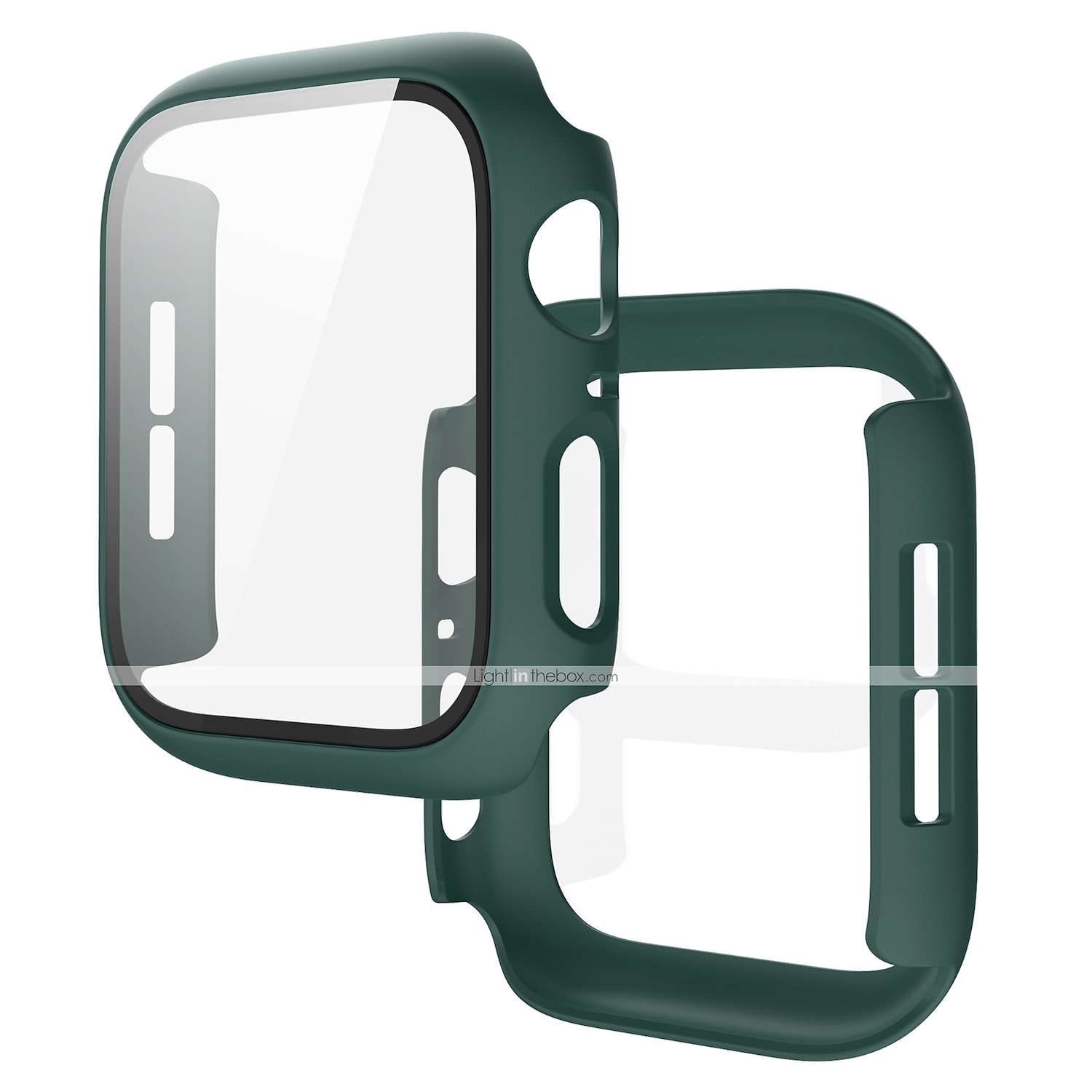 مشاهدة حالة مع حامي الشاشة متوافق مع Apple Watch Series 8 7 41mm 45mm / Series 6 5 4 SE 40mm 44mm / Series 3 2 1 38mm 42mm مقاومة للخدش غطاء كامل ممتص الصدمات زجاج مقوى / الكمبيوتر الشخصي ووتش غطاء 2025 - $10.99 –P9