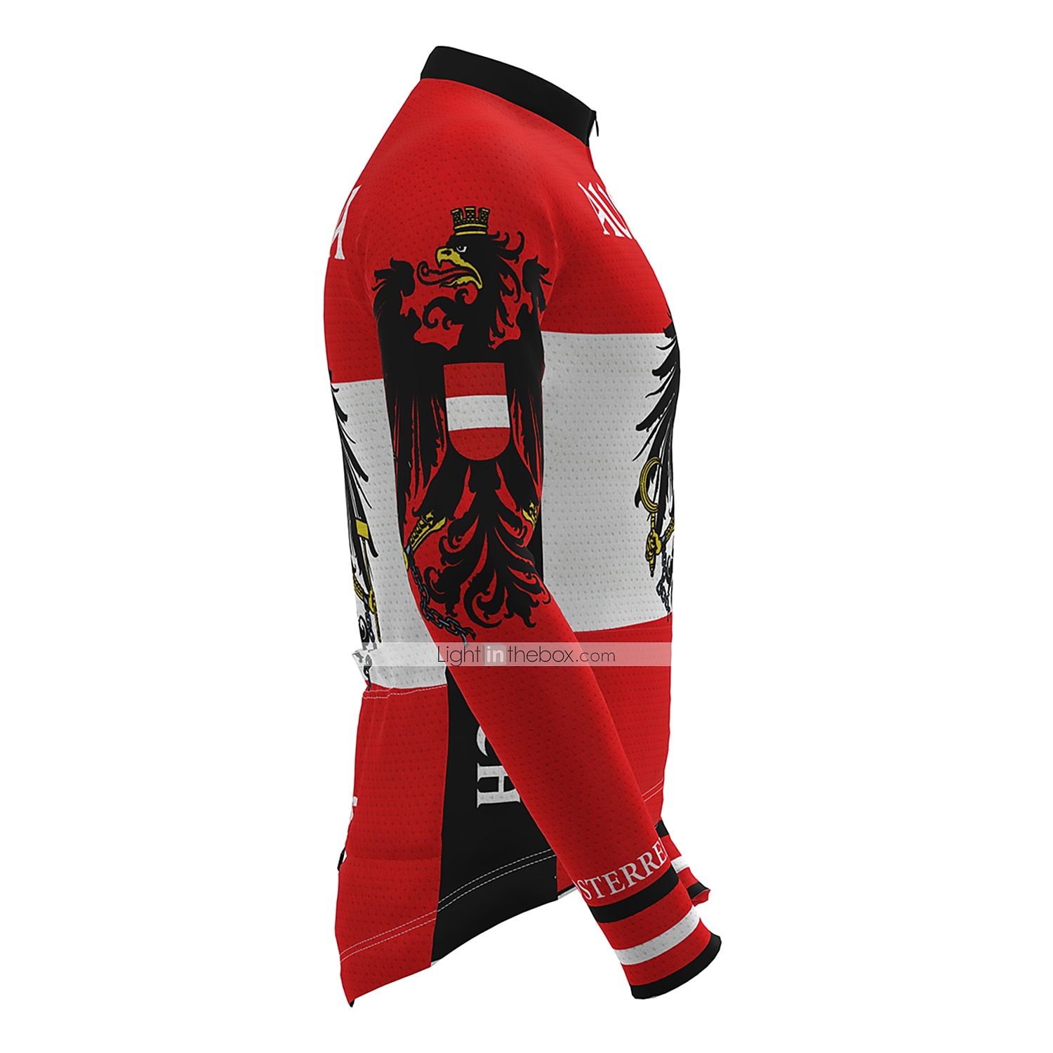 Hombre Maillot de Ciclismo Estampado Letra y Número Rusia Manga Larga Bicicleta Maillot Camiseta con 3 bolsillos traseros MTB Bicicleta Montaña Ciclismo Carretera Secado rápido Transpirabilidad Suave 2026 - $34.99 –P7