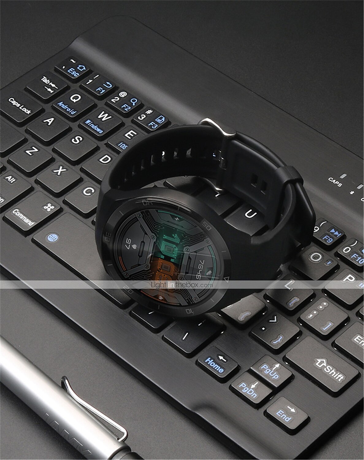 Smart Watch Band mert HUAWEI Huawei Watch GT 2e Szilikon Okos óra Szíj Puha Légáteresztő Sportszíj Hagyományos csat Csere Karszalag 2025 - $7.99 –P2
