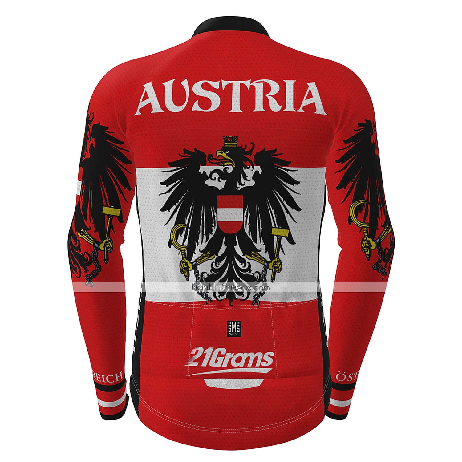 Hombre Maillot de Ciclismo Estampado Letra y Número Rusia Manga Larga Bicicleta Maillot Camiseta con 3 bolsillos traseros MTB Bicicleta Montaña Ciclismo Carretera Secado rápido Transpirabilidad Suave 2026 - $34.99 –P5