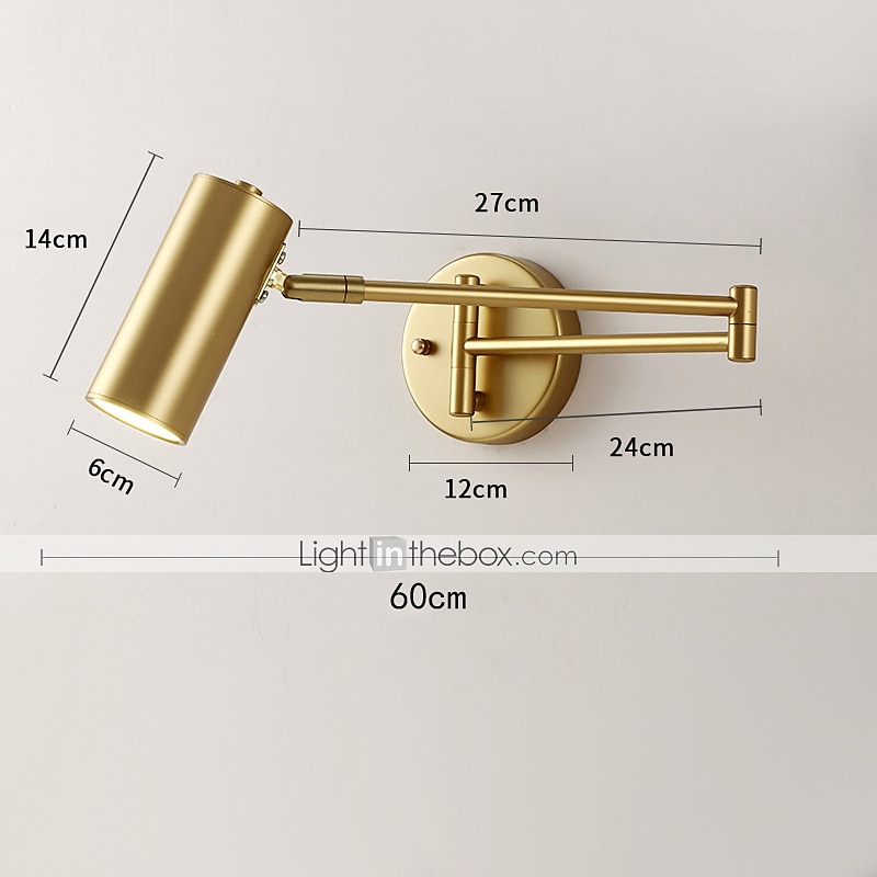 Applique murale protection des yeux moderne style nordique appliques bras oscillant lumières salon chambre métal 110-120v / 220-240v 5 w de 2025 ? $102.99 –P10