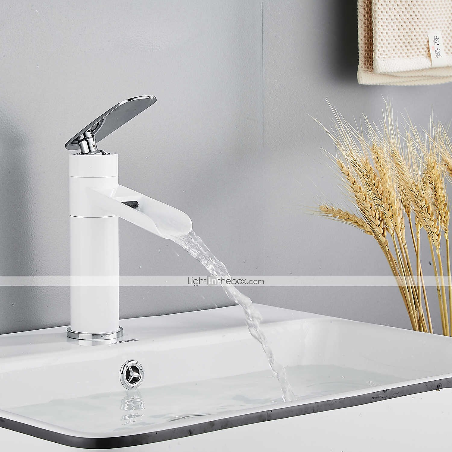Bathroom Sink Faucet,Rotatable Electroplated Centerset Single Handle One Hole Bath Taps with Hot and Cold Switch 2025 - $97.99 –P16