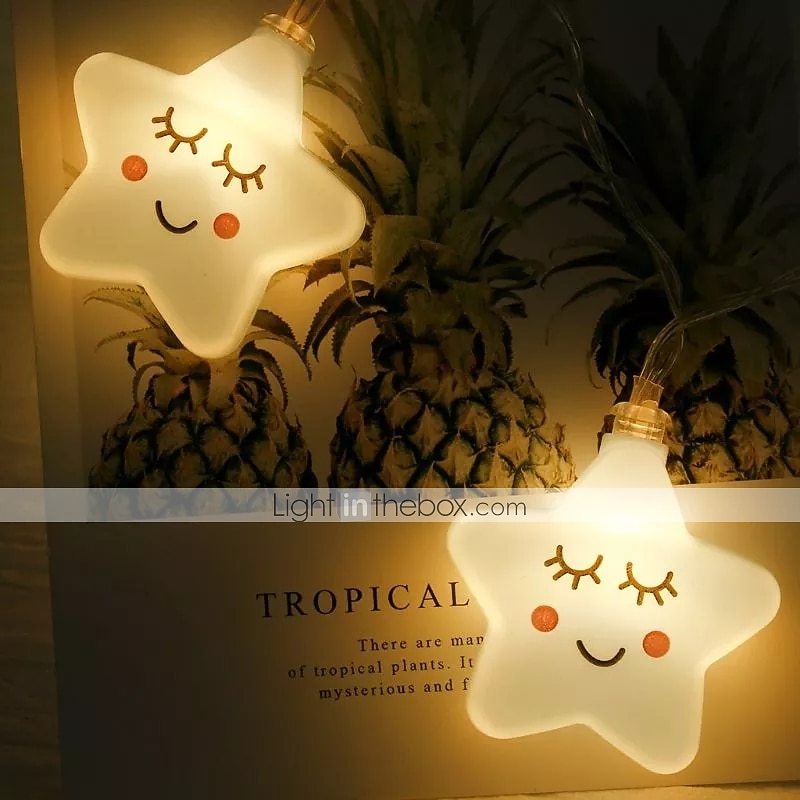 Star Fairy Tale String Lights 1.5M 10LEDs 3M 20LEDs Battery Powered  Birthday Party Children's Room Decoration Lights Delivery Without Battery 2026 - $9.49 –P4