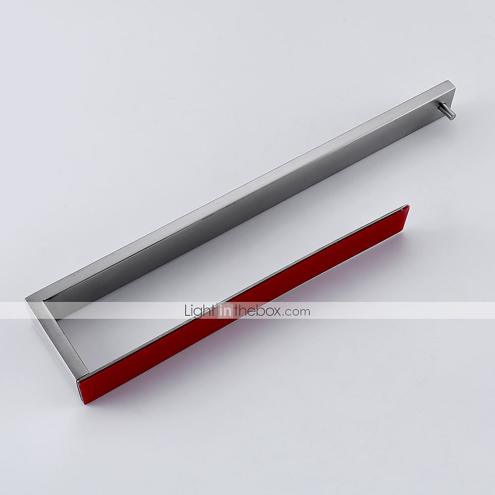 Bathroom Hardware Accessory Set Include Robe Hook, Towel Bar, Towel Holder, Toilet Paper Holder, Self-adhesive Brushed Stainless Steel Silvery 2025 - $30.99 –P9