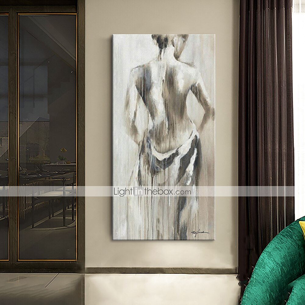 Oil Painting Hand Painted Vertical Abstract People Modern Rolled Canvas (No Frame) 2025 - $65.99 –P7